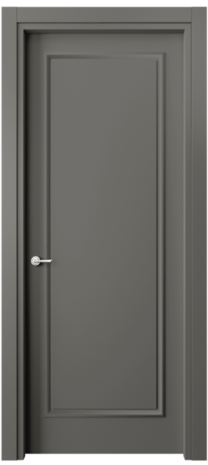 Межкомнатная дверь Париж 8101 Матовый классический серый  Цена 64599 ₽| Volhovec