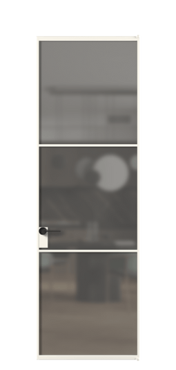 Межкомнатная дверь АЛПЛ040.03 АПБЛ Серый сатин триплекс. Цвет Алюминий пудровый белый. Материал Алюминий в эмали. Коллекция Formato. Фото. Дверь межкомнатная АЛПЛ040.03 АПБЛ Серый сатин триплекс. Цвет Алюминий пудровый белый. Материал Алюминий в эмали. Коллекция Formato. Картинка.