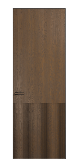 Дверь межкомнатная 8204 ДТМ.М. Цвет Дуб туманный матовый. Материал Массив дуба матовый. Коллекция Вельвет. Картинка.