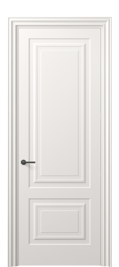 Дверь межкомнатная 8451 МПБЛ. Цвет Матовый пудровый белый. Материал Гладкая эмаль. Коллекция Маскот. Картинка.