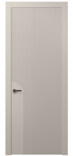 Дверь межкомнатная 8625 МСБЖ . Цвет Матовый светло-бежевый. Материал Гладкая эмаль. Коллекция Дюна. Картинка.