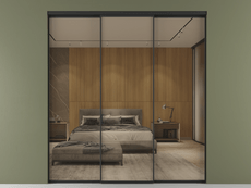 Перегородка Формато внутри проёма 3 створки